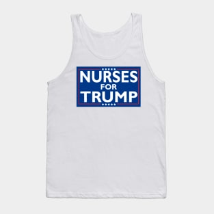 Nurses For Trump President Election 2024 Tank Top